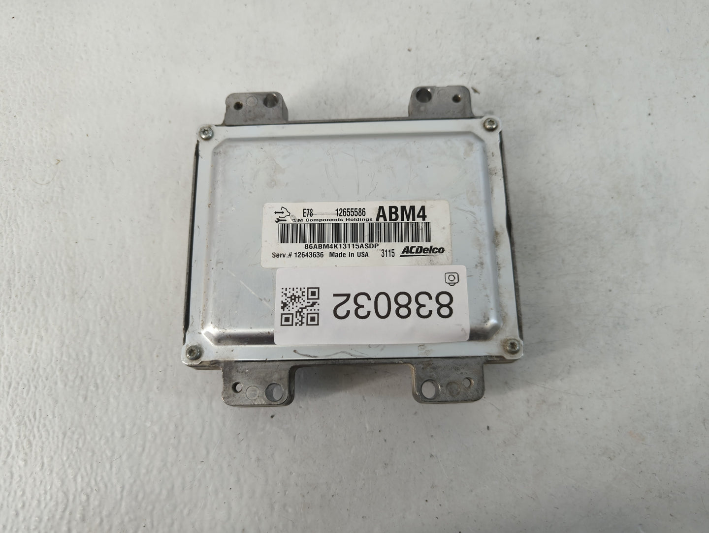 2012-2016 Chevrolet Sonic PCM Engine Control Computer ECU ECM PCU OEM P/N:12655586 Fits Fits 2011 2012 2013 2014 2015 2016 OEM Used Auto Parts - Oemusedautoparts1.com