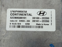 2016-2017 Hyundai Sonata PCM Engine Control Computer ECU ECM PCU OEM P/N:39160-2EEB0 Fits Fits 2016 2017 OEM Used Auto Parts - Oemusedautoparts1.com