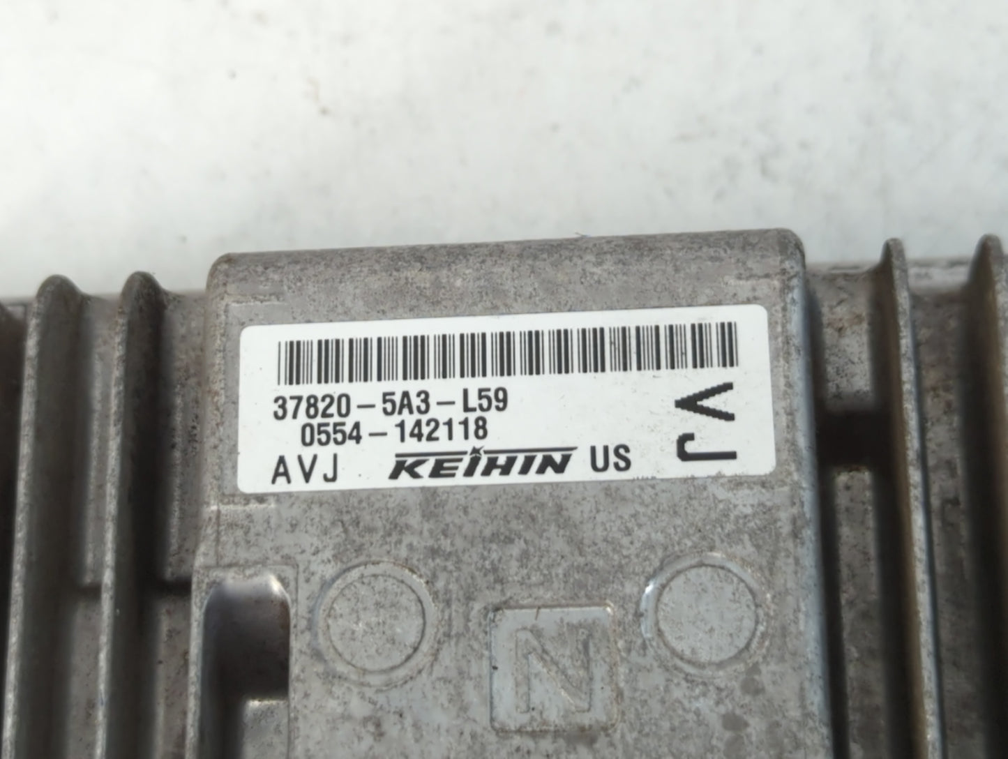 2013 Honda Accord PCM Engine Control Computer ECU ECM PCU OEM P/N:37820-5A3-L59 Fits OEM Used Auto Parts - Oemusedautoparts1.com