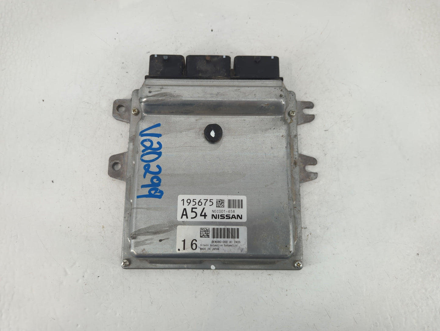 2013 Nissan Quest PCM Engine Control Computer ECU ECM PCU OEM P/N:NEC001-658 BEM3B0-000 A1 Fits OEM Used Auto Parts - Oemusedautoparts1.com