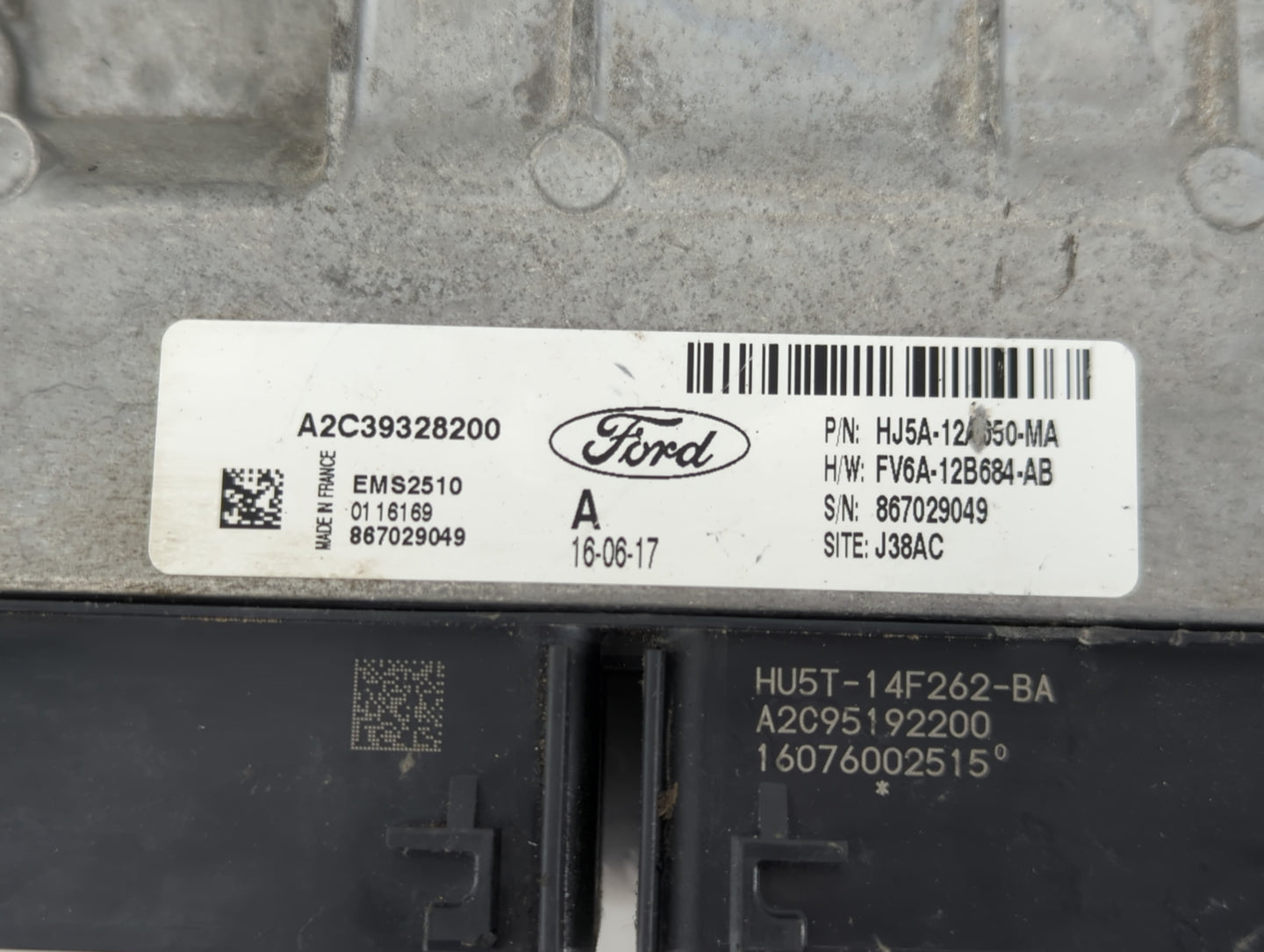 2017-2019 Ford Escape PCM Engine Control Computer ECU ECM PCU OEM P/N:HJ5A-12A650-MA A2C39328200 Fits Fits 2017 2018 2019 OEM Used Auto Parts - Oemusedautoparts1.com