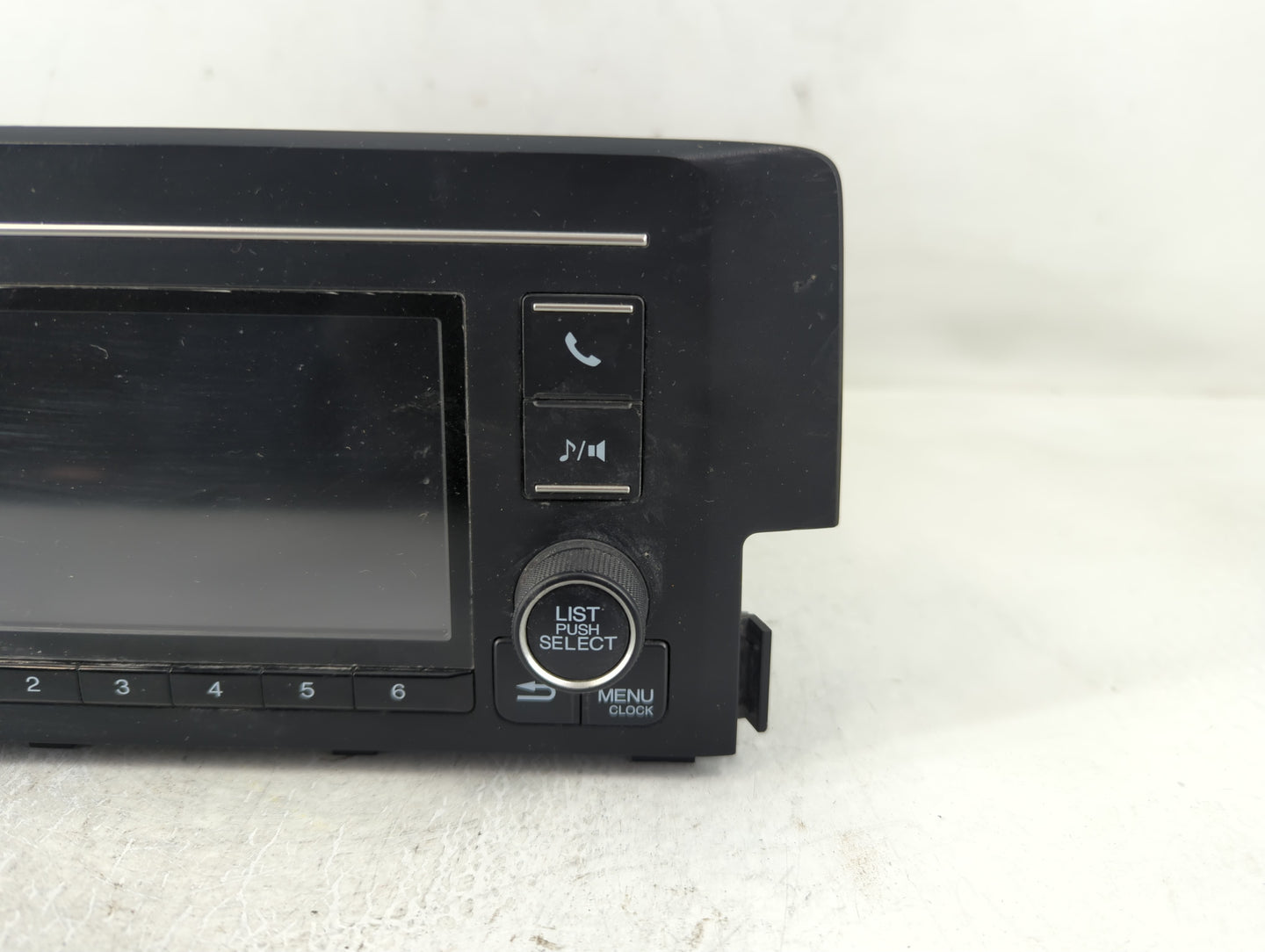 2016-2018 Honda Civic Radio AM FM Cd Player Receiver Replacement P/N:39100-TBG-A11 Fits Fits 2016 2017 2018 OEM Used Auto Parts - Oemusedautoparts1.com