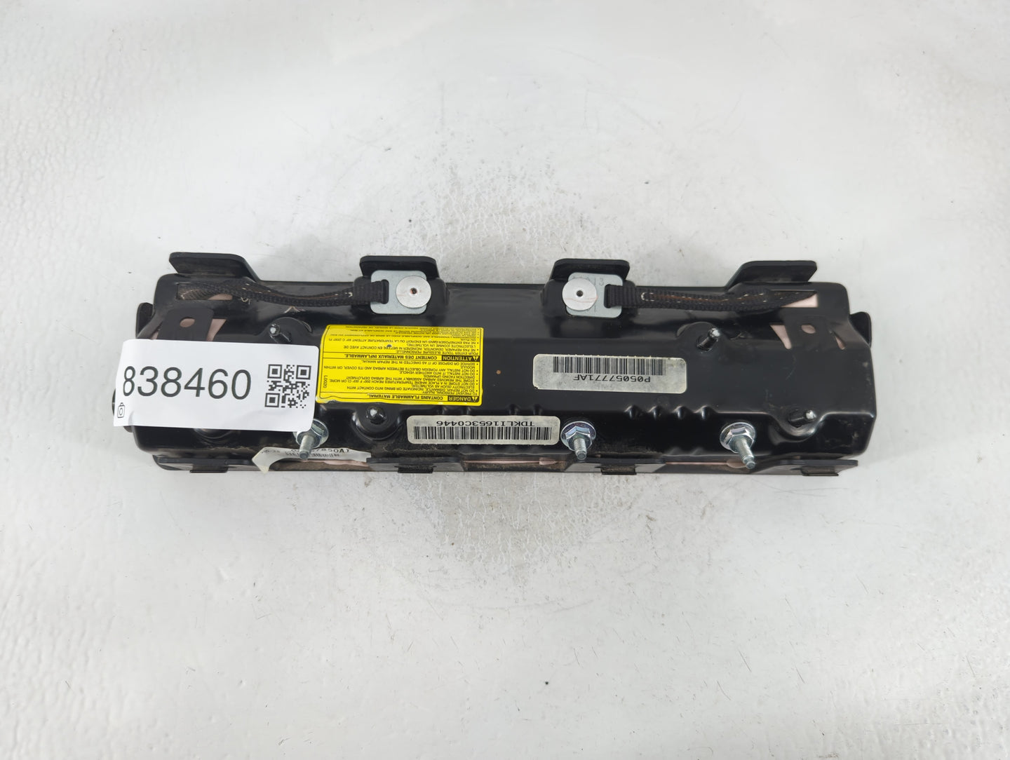 2013 Dodge Caravan Air Bag Driver Left Knee OEM P/N:05057850AI Fits Fits 2014 2015 2016 2017 2018 OEM Used Auto Parts - Oemusedautoparts1.com