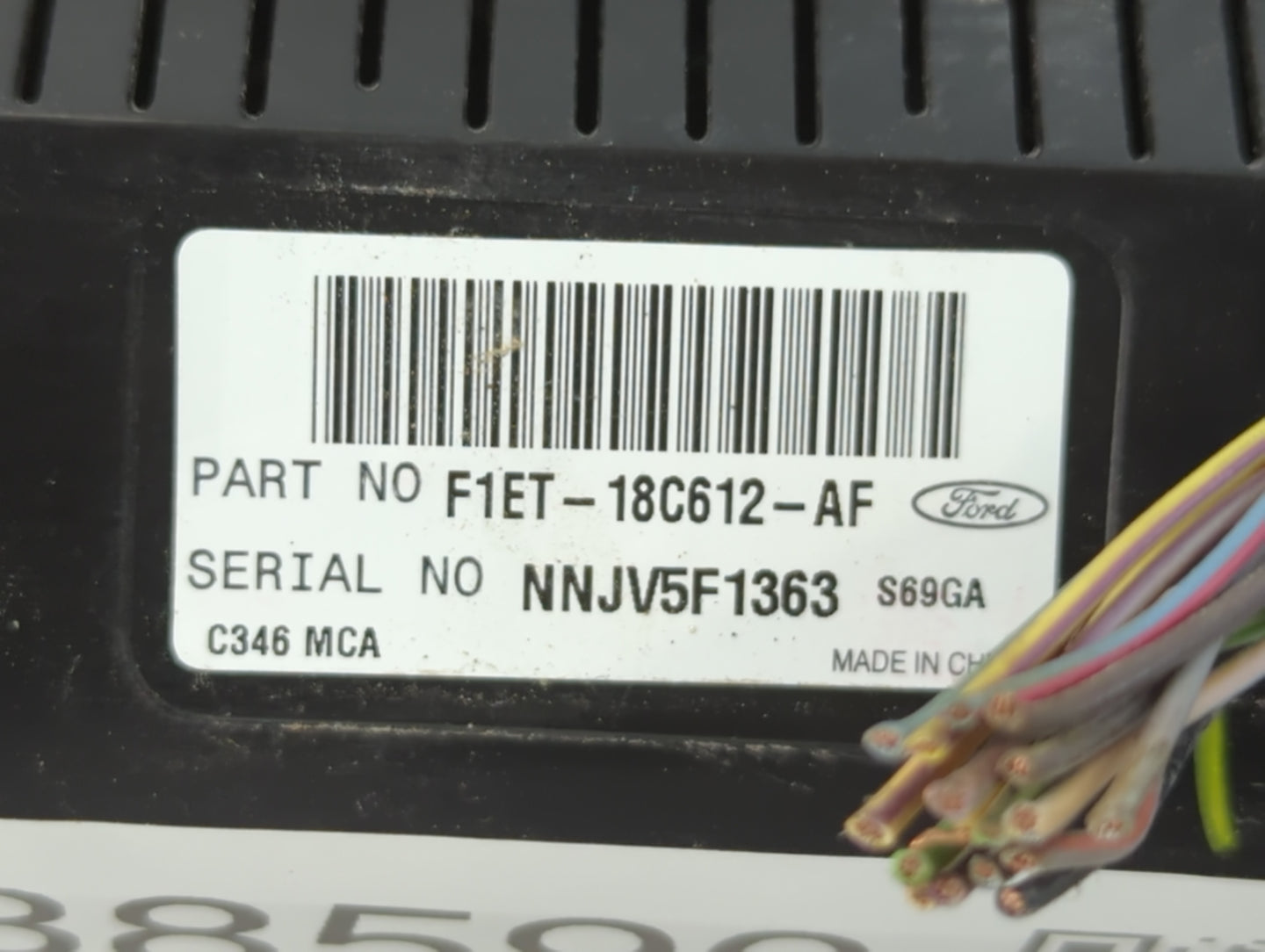 2015-2018 Ford Focus Climate Control Module Temperature AC/Heater Replacement P/N:F1ET-18C612-AF Fits Fits 2015 2016 2017 2018 OEM Used Auto Parts - Oemusedautoparts1.com