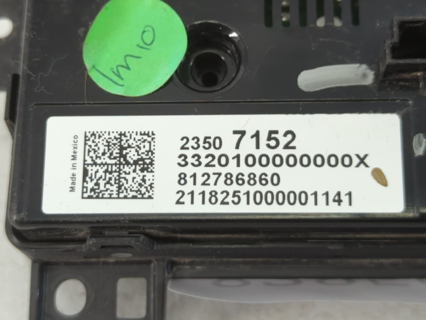 2018-2022 Chevrolet Traverse Climate Control Module Temperature AC/Heater Replacement P/N:23507152 Fits OEM Used Auto Parts - Oemusedautoparts1.com