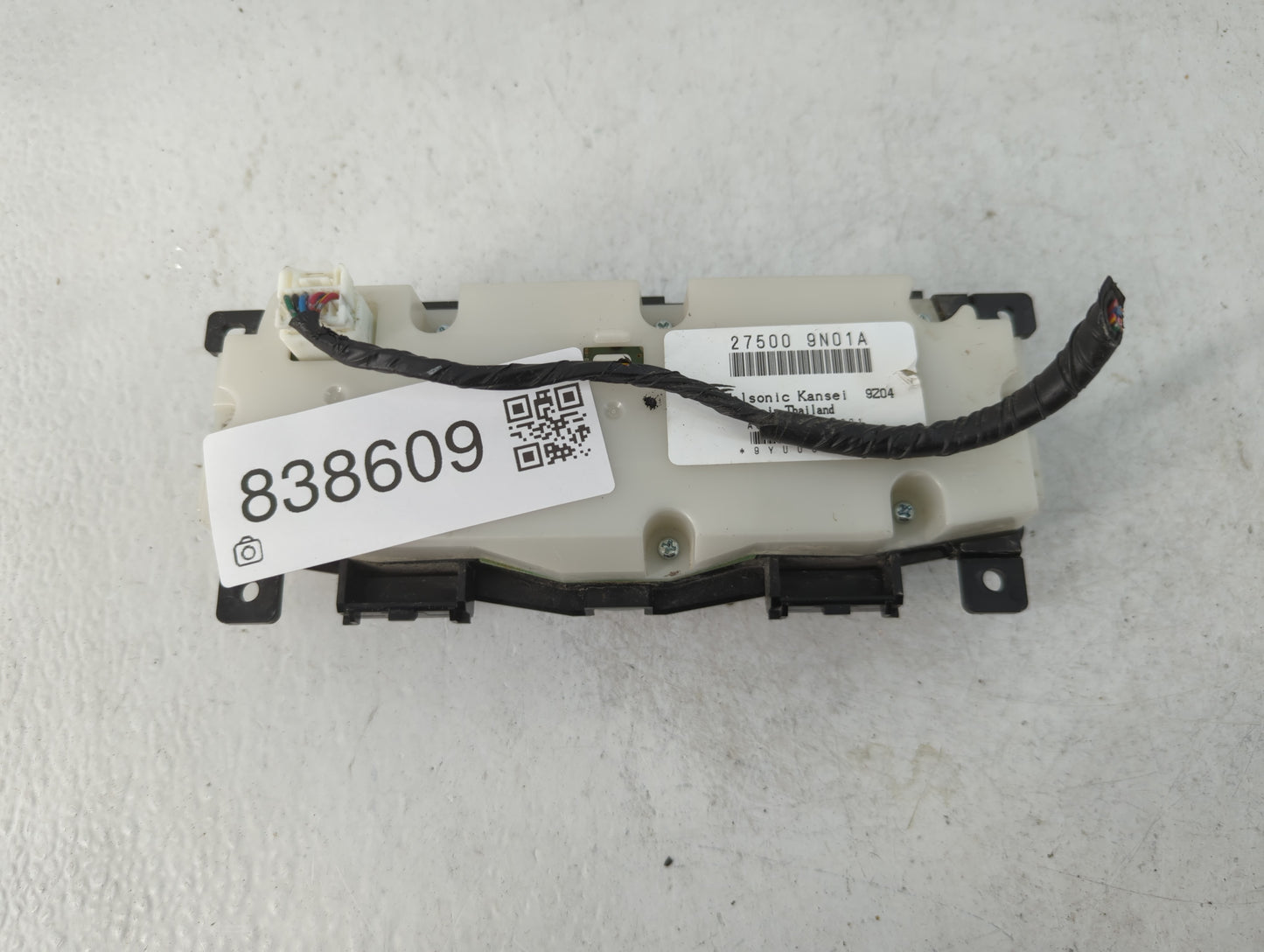 2009-2014 Nissan Maxima Climate Control Module Temperature AC/Heater Replacement P/N:27500 9N01A Fits OEM Used Auto Parts - Oemusedautoparts1.com