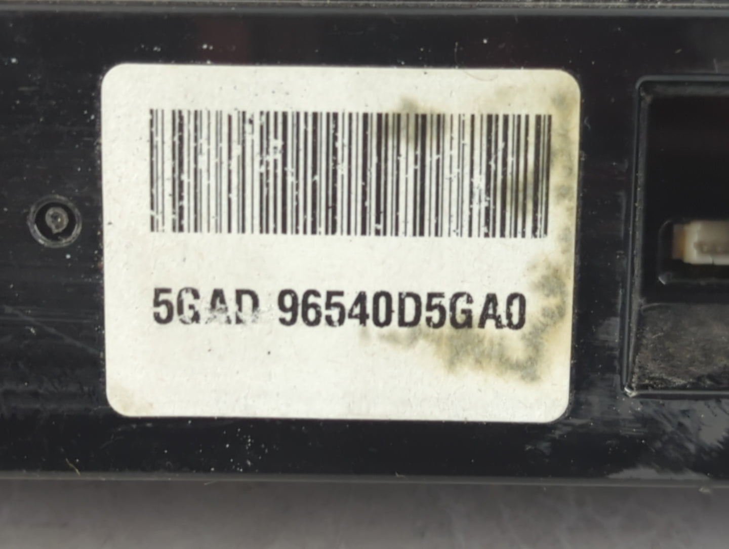 2019-2020 Kia Optima Radio AM FM Cd Player Receiver Replacement P/N:96540D5GA0 Fits Fits 2019 2020 OEM Used Auto Parts - Oemusedautoparts1.com