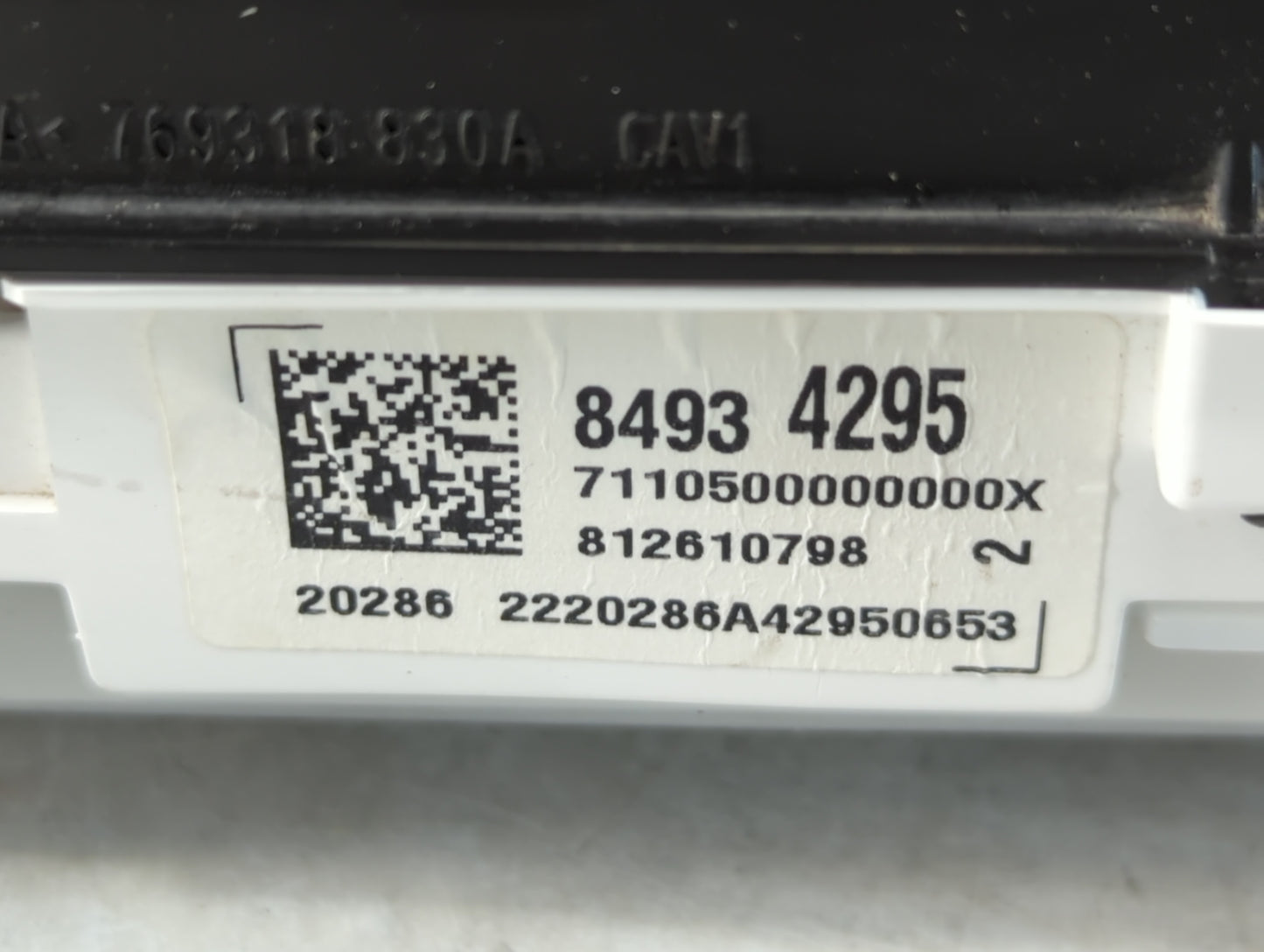 2021-2022 Chevrolet Silverado 1500 Instrument Cluster Speedometer Gauges P/N:84934295 Fits Fits 2021 2022 OEM Used Auto Parts - Oemusedautoparts1.com