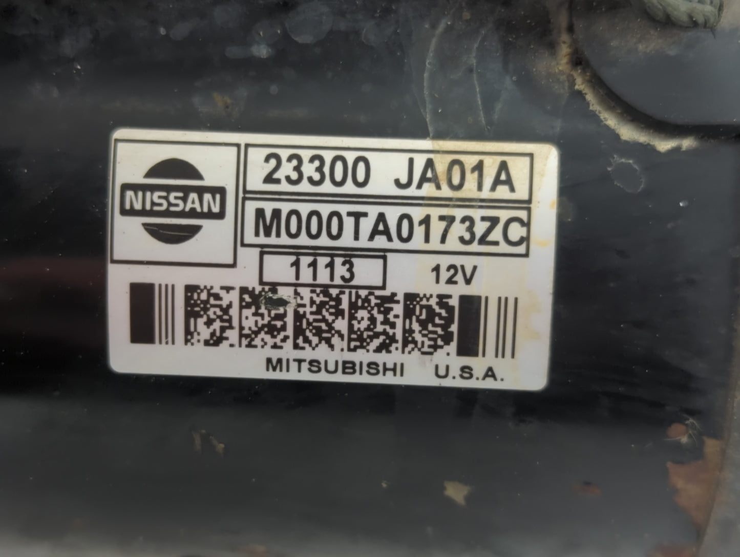 2007-2013 Nissan Altima Car Starter Motor Solenoid OEM P/N:23300 JA01A Fits Fits 2007 2008 2009 2010 2011 2012 2013 OEM Used Auto Parts - Oemusedautoparts1.com