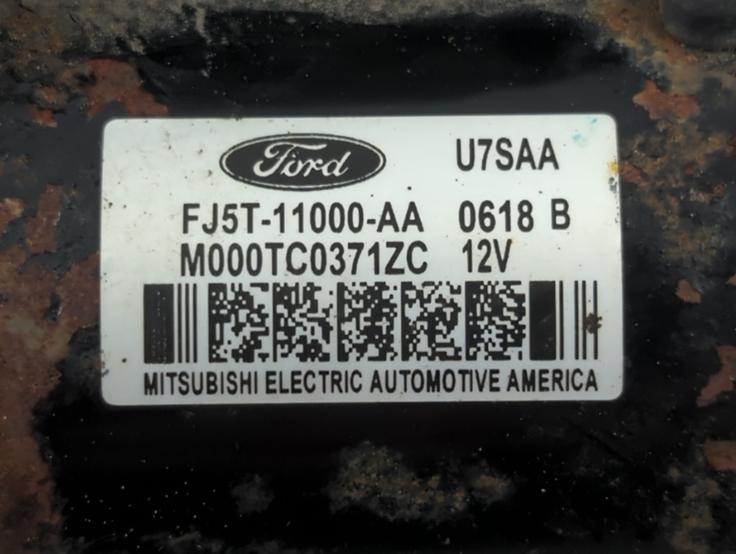 2014-2018 Ford Edge Car Starter Motor Solenoid OEM P/N:FJ5T-11000-AA Fits Fits 2012 2013 2014 2015 2016 2017 2018 2019 2020 OEM Used Auto Parts - Oemusedautoparts1.com