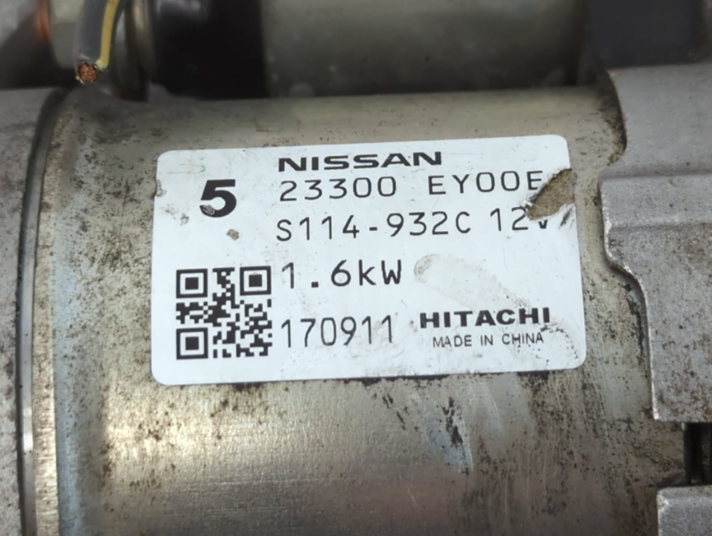2014-2020 Infiniti Q50 Car Starter Motor Solenoid OEM P/N:23300 EY00E Fits OEM Used Auto Parts - Oemusedautoparts1.com