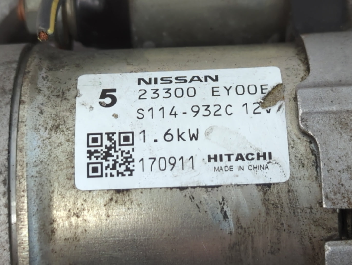 2014-2020 Infiniti Q50 Car Starter Motor Solenoid OEM P/N:23300 EY00E Fits OEM Used Auto Parts - Oemusedautoparts1.com