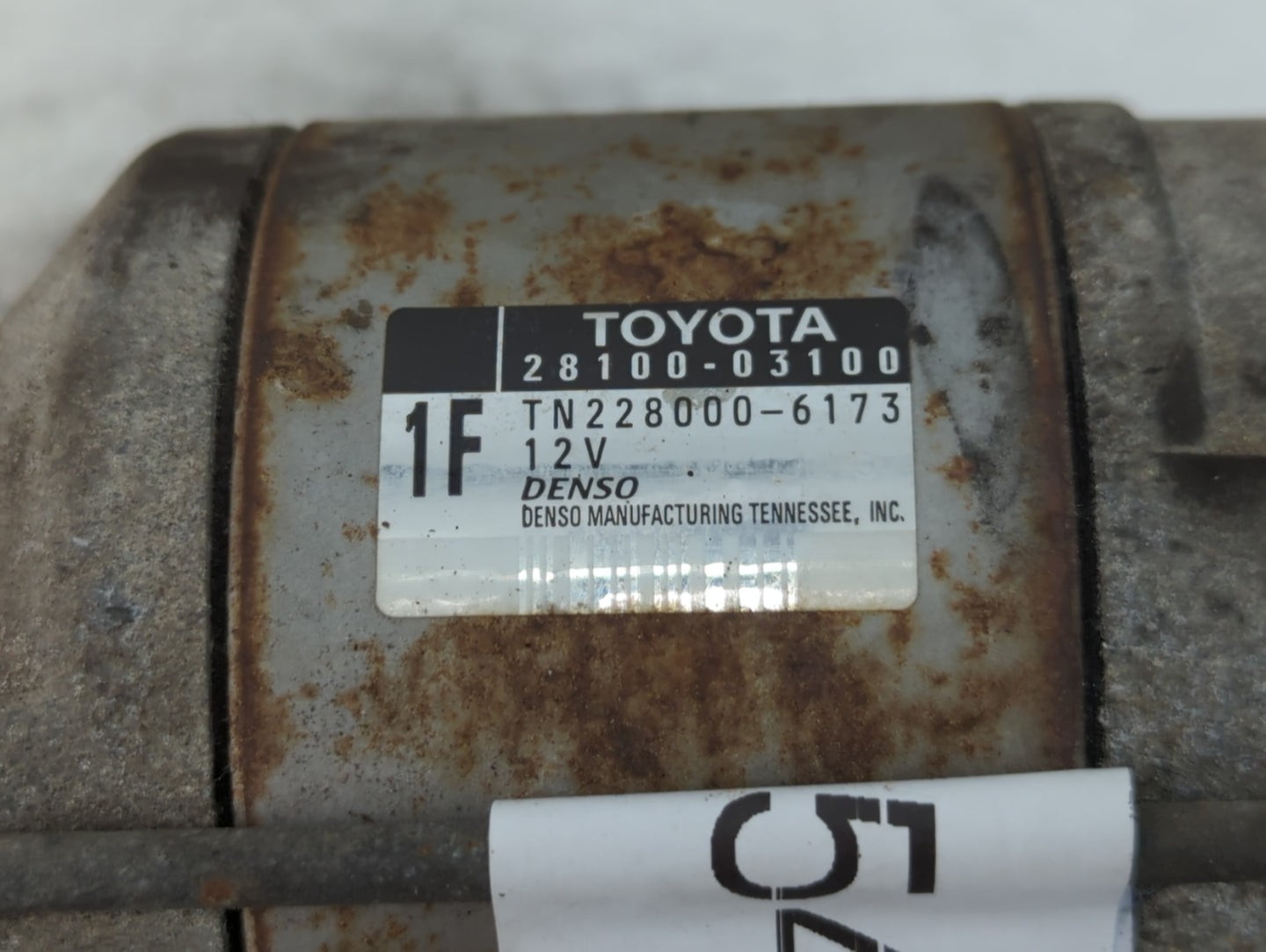 2001-2003 Toyota Highlander Car Starter Motor Solenoid OEM P/N:28100-03100 Fits OEM Used Auto Parts - Oemusedautoparts1.com