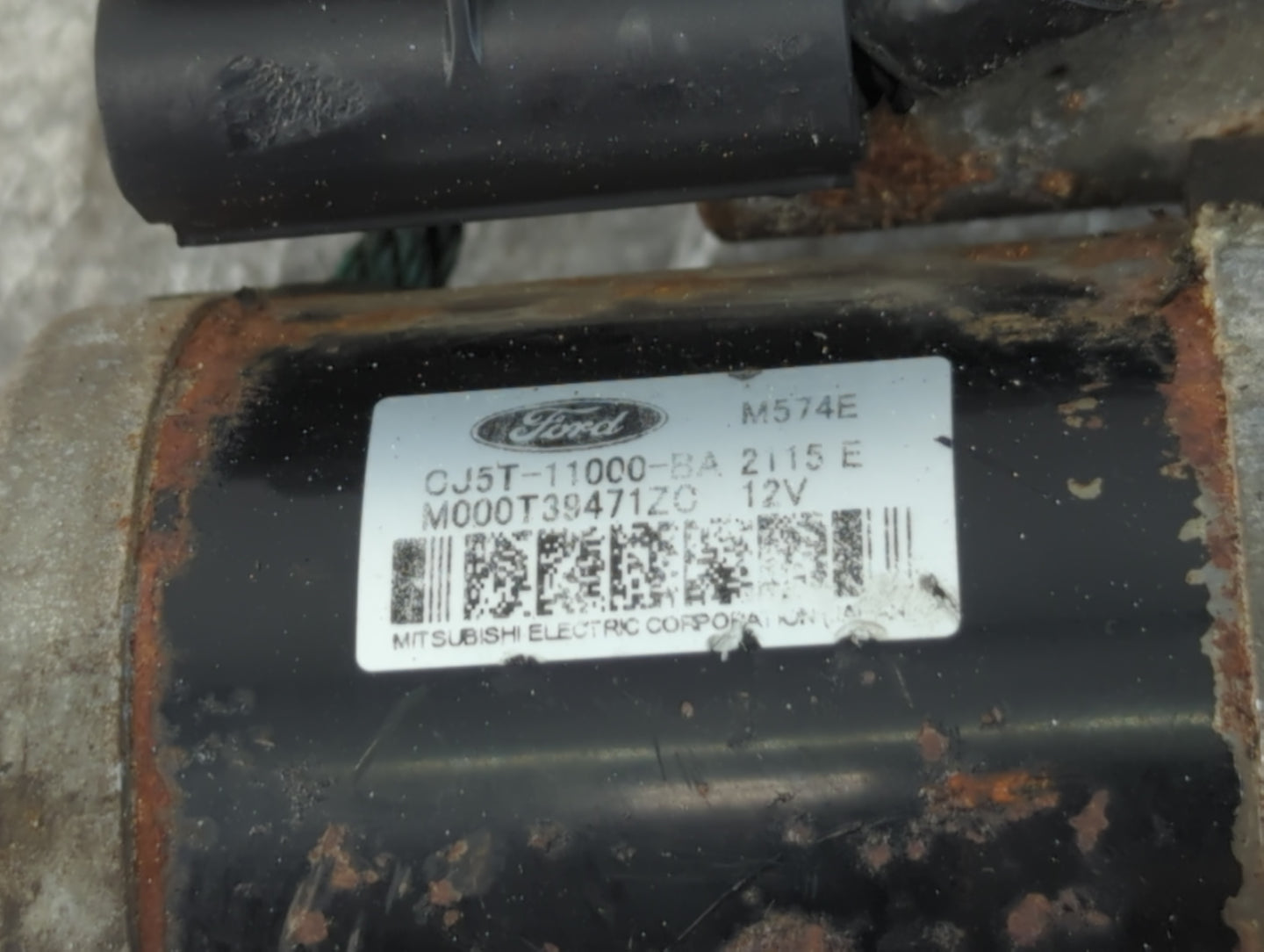 2013-2016 Ford Fusion Car Starter Motor Solenoid OEM P/N:M000T39471ZC CJ5T-11000-BA Fits Fits 2013 2014 2015 2016 OEM Used Auto Parts - Oemusedautoparts1.com