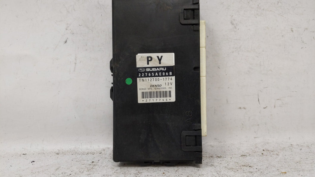 2013-2014 Subaru Legacy PCM Engine Control Computer ECU ECM PCU OEM P/N:22765AE06C 22765AE06D, 22765AE06B Fits Fits 2013 2014 OEM Used Auto Parts