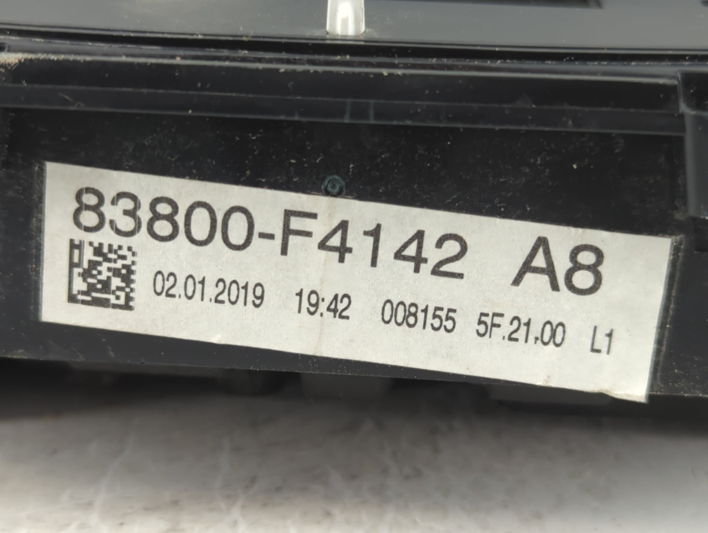 2019 Dodge Charger Instrument Cluster Speedometer Gauges P/N:83800-F4142 Fits OEM Used Auto Parts - Oemusedautoparts1.com