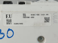 2021-2022 Honda Accord Instrument Cluster Speedometer Gauges P/N:78100-TWA-A131-M1 Fits Fits 2021 2022 OEM Used Auto Parts - Oemusedautoparts1.com