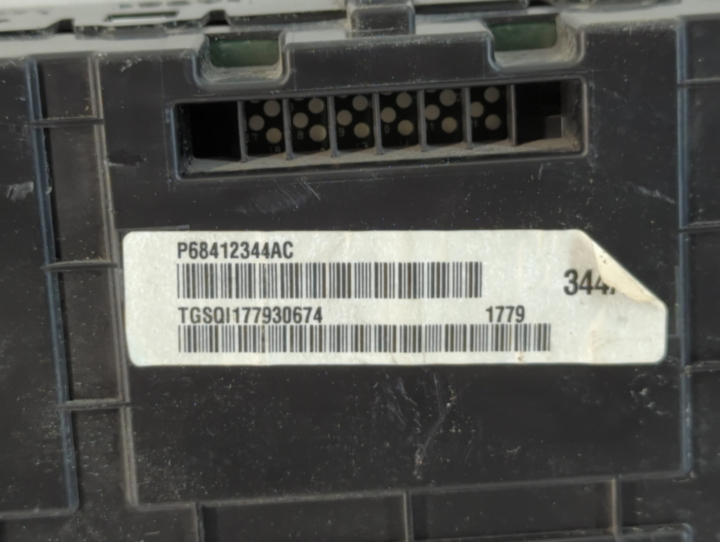 2019 Dodge Challenger Instrument Cluster Speedometer Gauges P/N:P68412344AC Fits OEM Used Auto Parts - Oemusedautoparts1.com