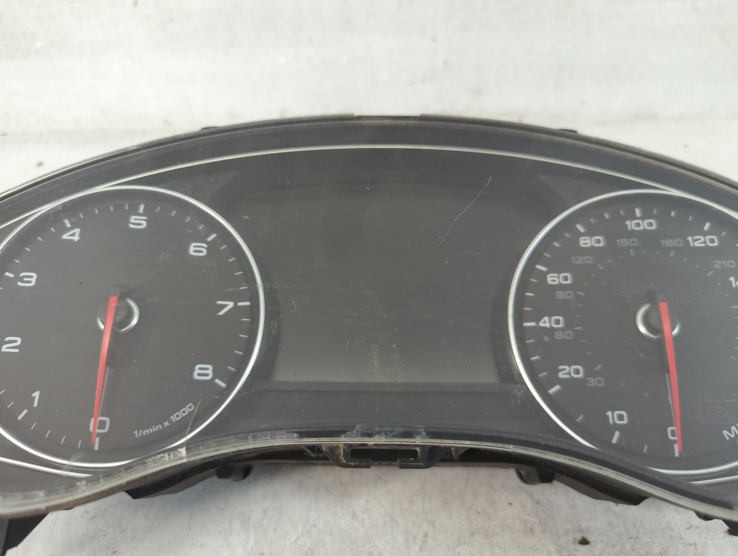 2012-2015 Audi A6 Instrument Cluster Speedometer Gauges P/N:4G8 920 984 K Fits Fits 2012 2013 2014 2015 OEM Used Auto Parts - Oemusedautoparts1.com