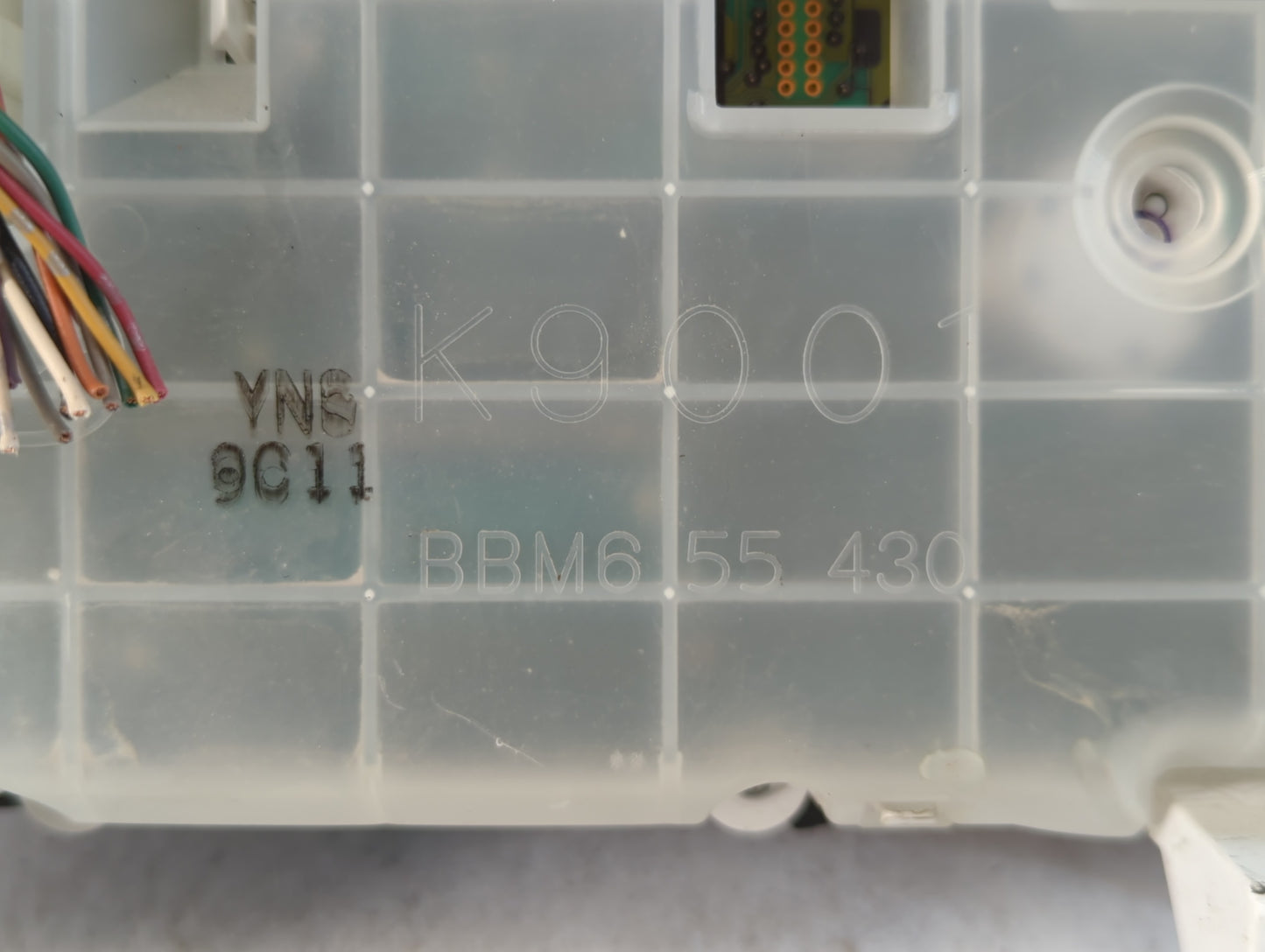2010-2011 Mazda 3 Instrument Cluster Speedometer Gauges P/N:BBM6 55 430 Fits Fits 2010 2011 OEM Used Auto Parts - Oemusedautoparts1.com