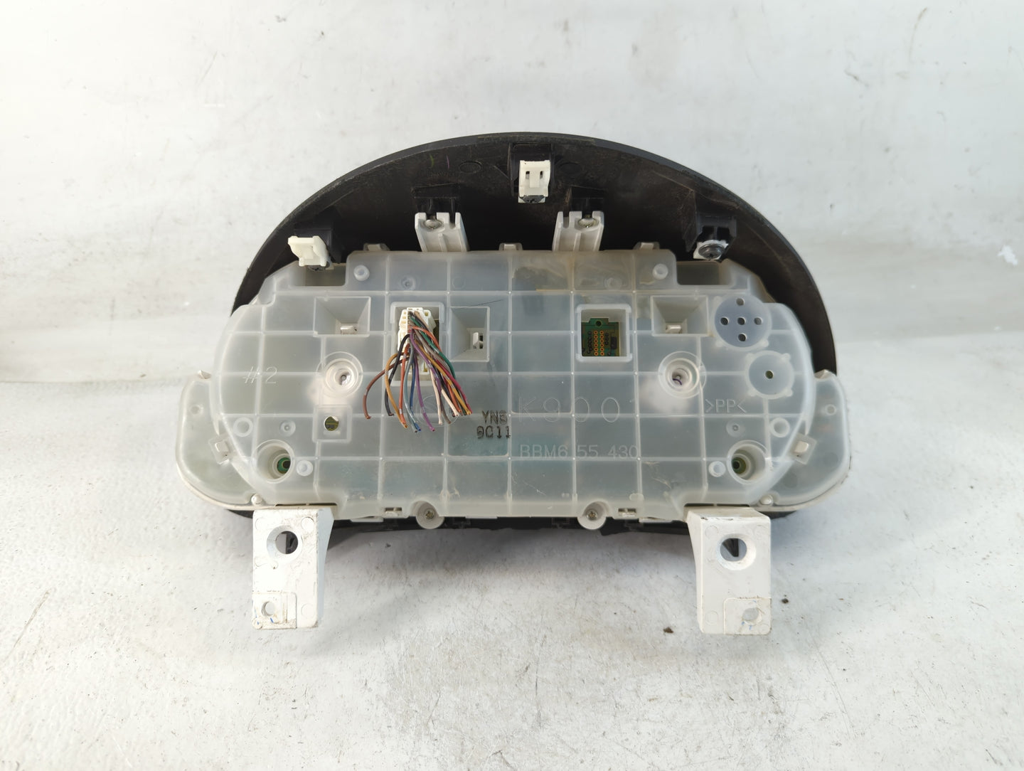 2010-2011 Mazda 3 Instrument Cluster Speedometer Gauges P/N:BBM6 55 430 Fits Fits 2010 2011 OEM Used Auto Parts - Oemusedautoparts1.com