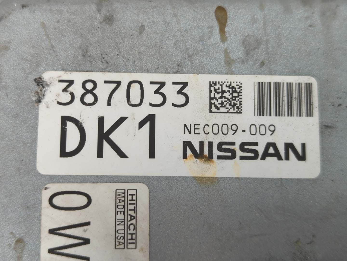 2011-2013 Nissan Altima PCM Engine Control Computer ECU ECM PCU OEM P/N:NEC009-009 DK1, 387033 Fits Fits 2011 2012 2013 OEM Used Auto Parts - Oemusedautoparts1.com