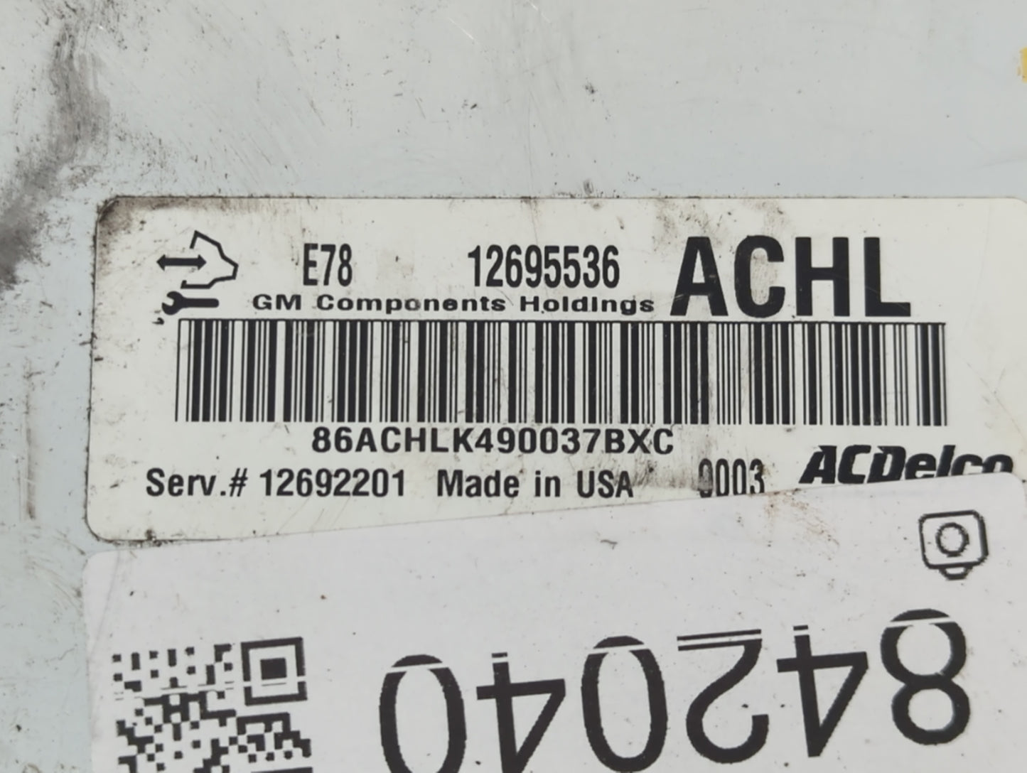 2017-2021 Buick Encore PCM Engine Control Computer ECU ECM PCU OEM P/N:12695536 Fits Fits 2017 2018 2019 2020 2021 OEM Used Auto Parts - Oemusedautoparts1.com
