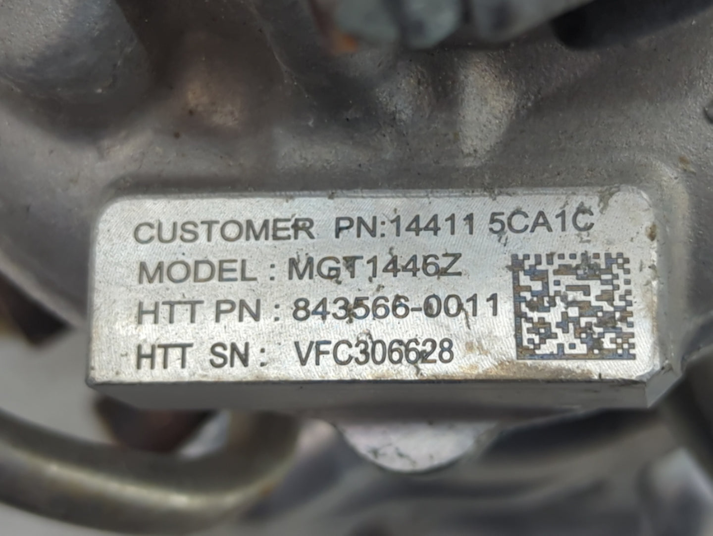 2016 Infiniti Q50 Turbocharger Turbo Charger Super Charger Supercharger - Oemusedautoparts1.com