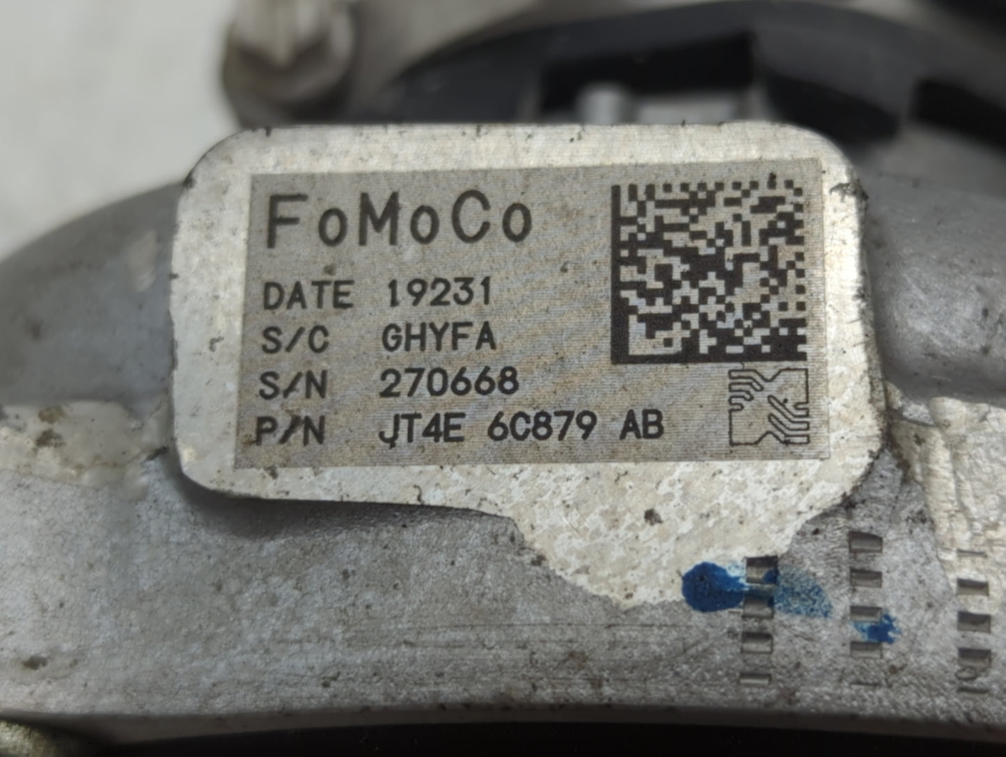 2018 Ford F-150 Turbocharger Turbo Charger Super Charger Supercharger - Oemusedautoparts1.com