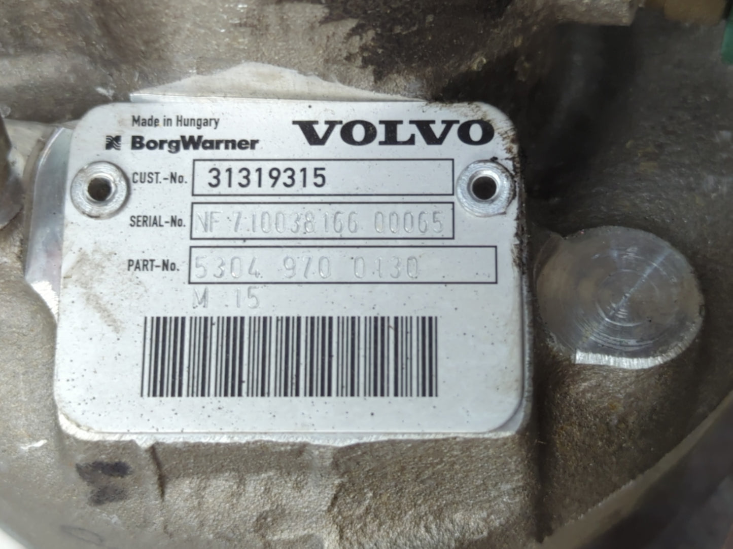 2015-2016 Volvo V60 Turbocharger Turbo Charger Super Charger Supercharger - Oemusedautoparts1.com