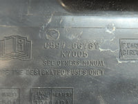 2012-2017 Mazda 5 Fusebox Fuse Box Panel Relay Module P/N:C597-6676Y Fits Fits 2012 2013 2014 2015 2016 2017 OEM Used Auto Parts - Oemusedautoparts1.com