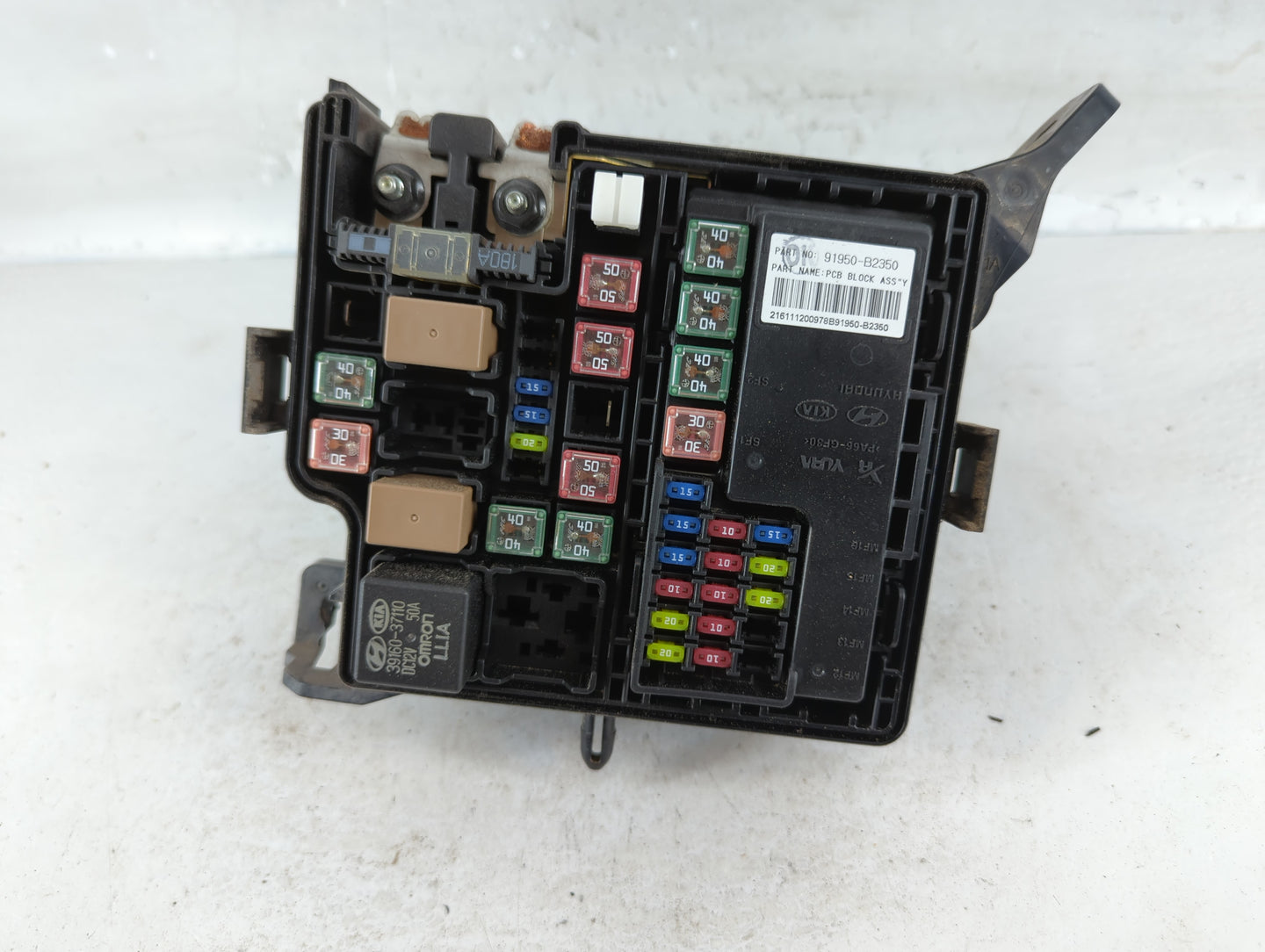 2015-2019 Kia Soul Fusebox Fuse Box Panel Relay Module P/N:91950-B2350 Fits Fits 2015 2016 2017 2018 2019 OEM Used Auto Parts - Oemusedautoparts1.com