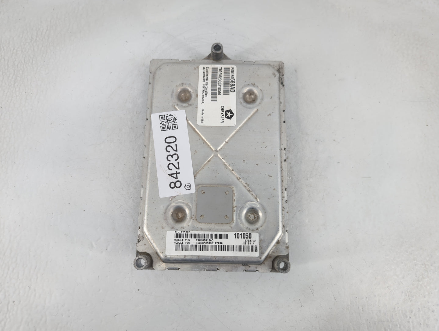 2013 Dodge Dart PCM Engine Control Computer ECU ECM PCU OEM P/N:P05150688AD Fits OEM Used Auto Parts - Oemusedautoparts1.com