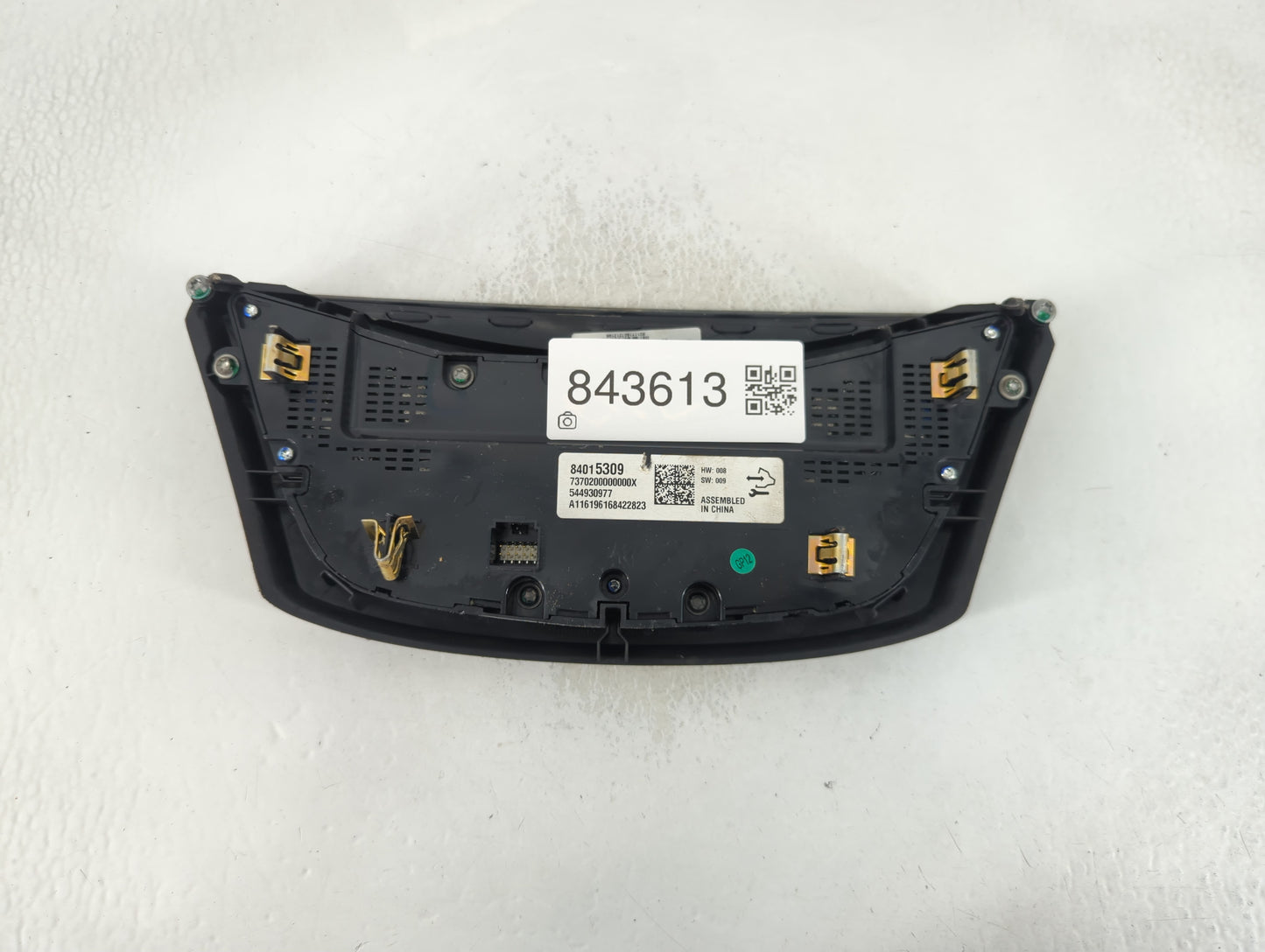 2016-2020 Buick Envision Climate Control Module Temperature AC/Heater Replacement P/N:84015309 Fits Fits 2016 2017 2018 2019 2020 OEM Used Auto Parts - Oemusedautoparts1.com