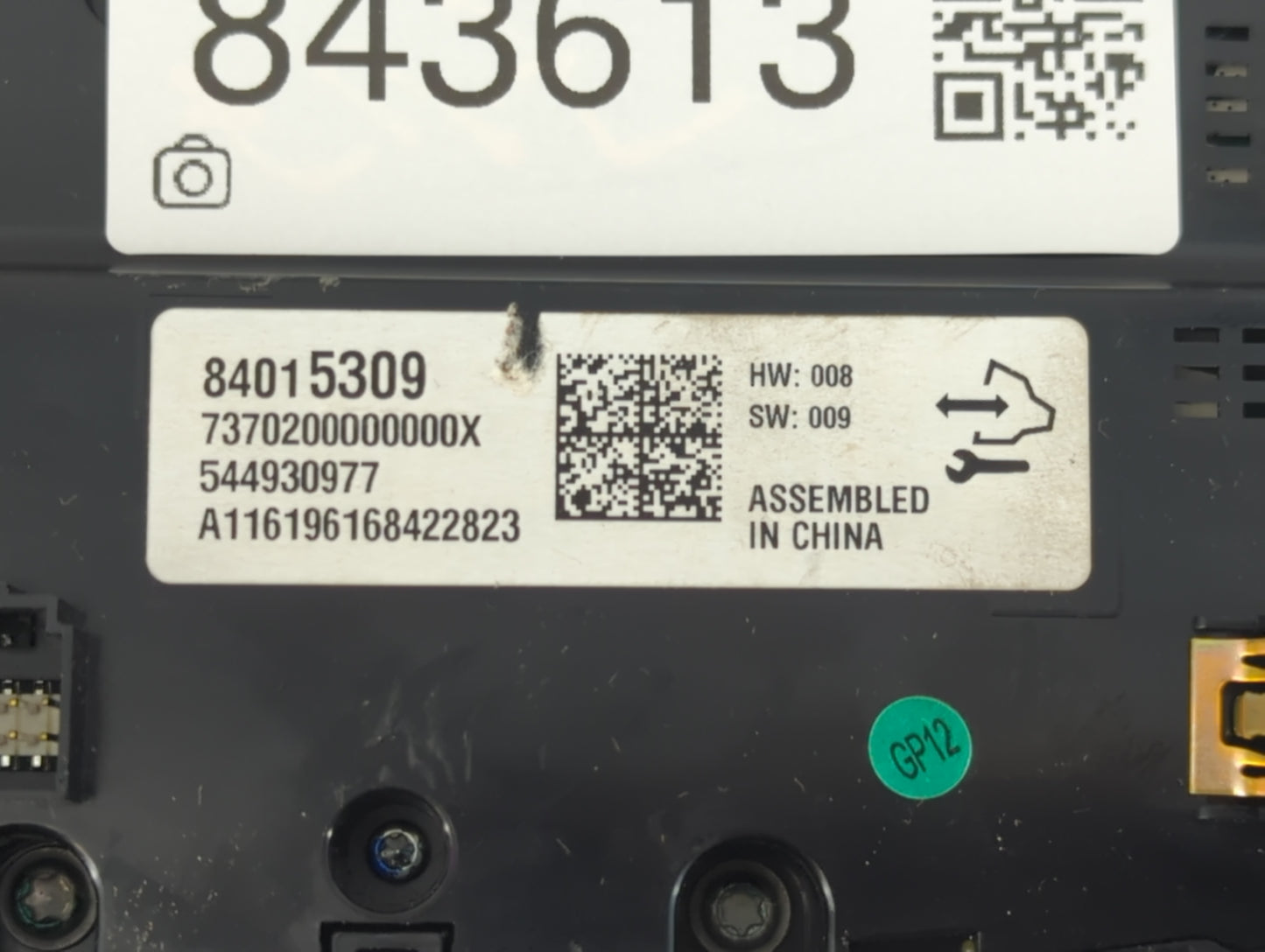 2016-2020 Buick Envision Climate Control Module Temperature AC/Heater Replacement P/N:84015309 Fits Fits 2016 2017 2018 2019 2020 OEM Used Auto Parts - Oemusedautoparts1.com
