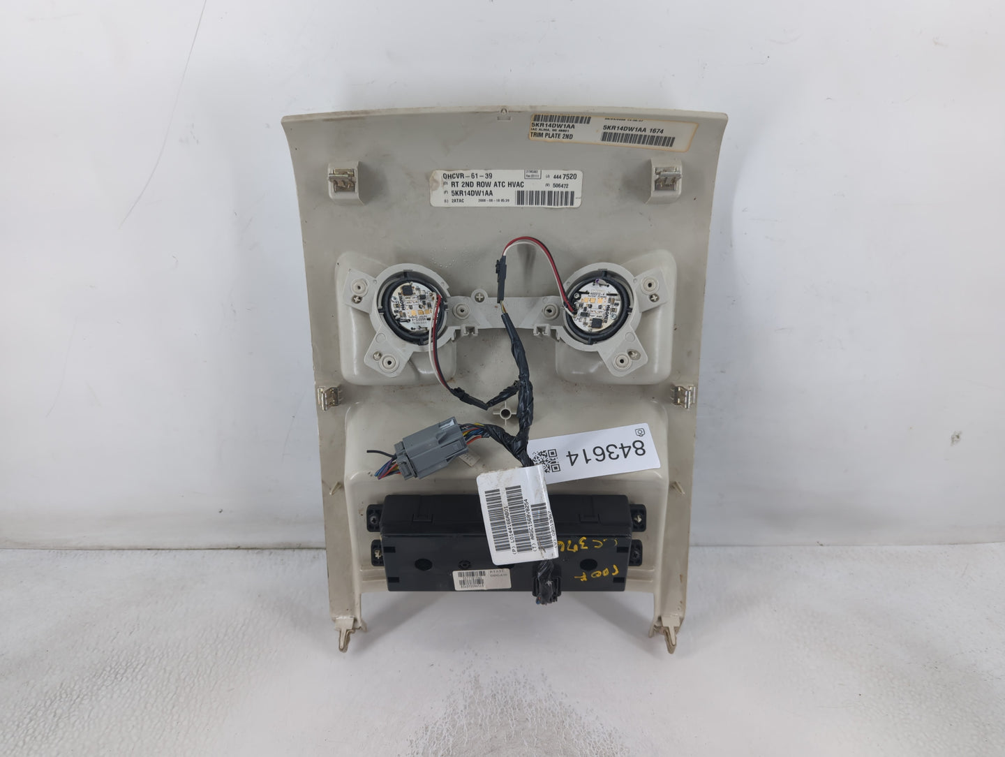 2009 Dodge Caravan Climate Control Module Temperature AC/Heater Replacement P/N:5KR14DW1AA Fits Fits 2008 2010 OEM Used Auto Parts - Oemusedautoparts1.com