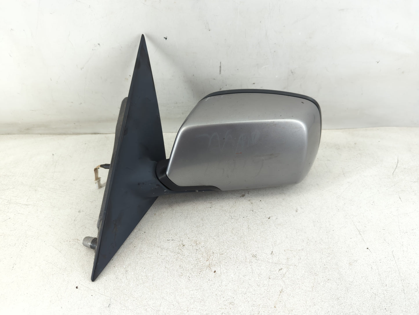 2004 Bmw X3 Driver Left Side View Manual Door Mirror Grey - Oemusedautoparts1.com