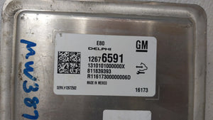 2016 Chevrolet Cruze PCM Engine Control Computer ECU ECM PCU OEM P/N:12607096 12675580, 12676591, 12680968 Fits OEM Used Auto Parts - Oemusedautoparts1.com 