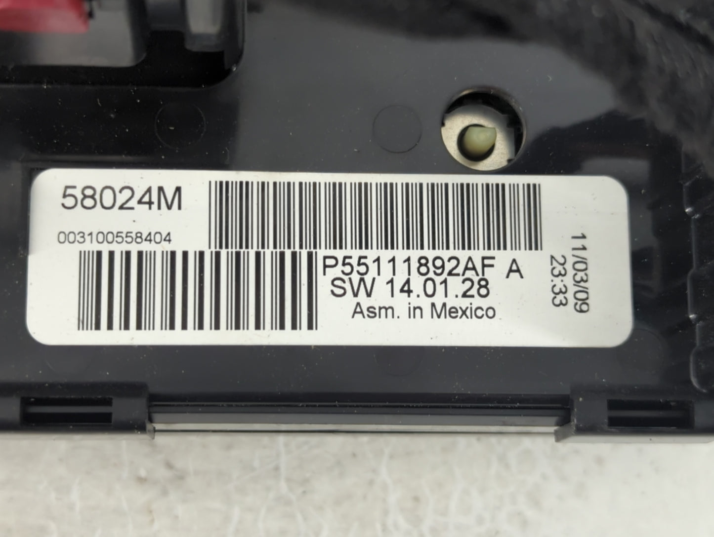 2010 Dodge Journey Climate Control Module Temperature AC/Heater Replacement P/N:P55111892AF A Fits OEM Used Auto Parts
