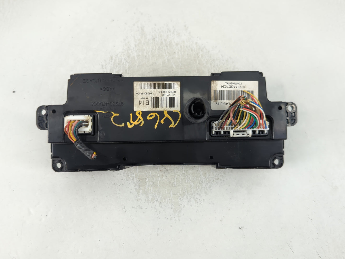 2011-2013 Hyundai Sonata Climate Control Module Temperature AC/Heater Replacement P/N:7HYF14GDT024 Fits Fits 2011 2012 2013 OEM Used Auto Parts - Oemusedautoparts1.com