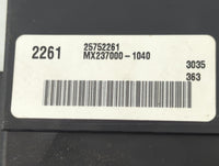 2003-2006 Cadillac Cts Climate Control Module Temperature AC/Heater Replacement P/N:MX237000-1040 25752261 Fits OEM Used Auto Parts - Oemusedautoparts1.com