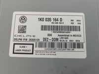 2012-2016 Volkswagen Beetle Radio AM FM Cd Player Receiver Replacement P/N:1K0 035 164 D Fits Fits 2011 2012 2013 2014 2015 2016 OEM Used Auto Parts - Oemusedautoparts1.com