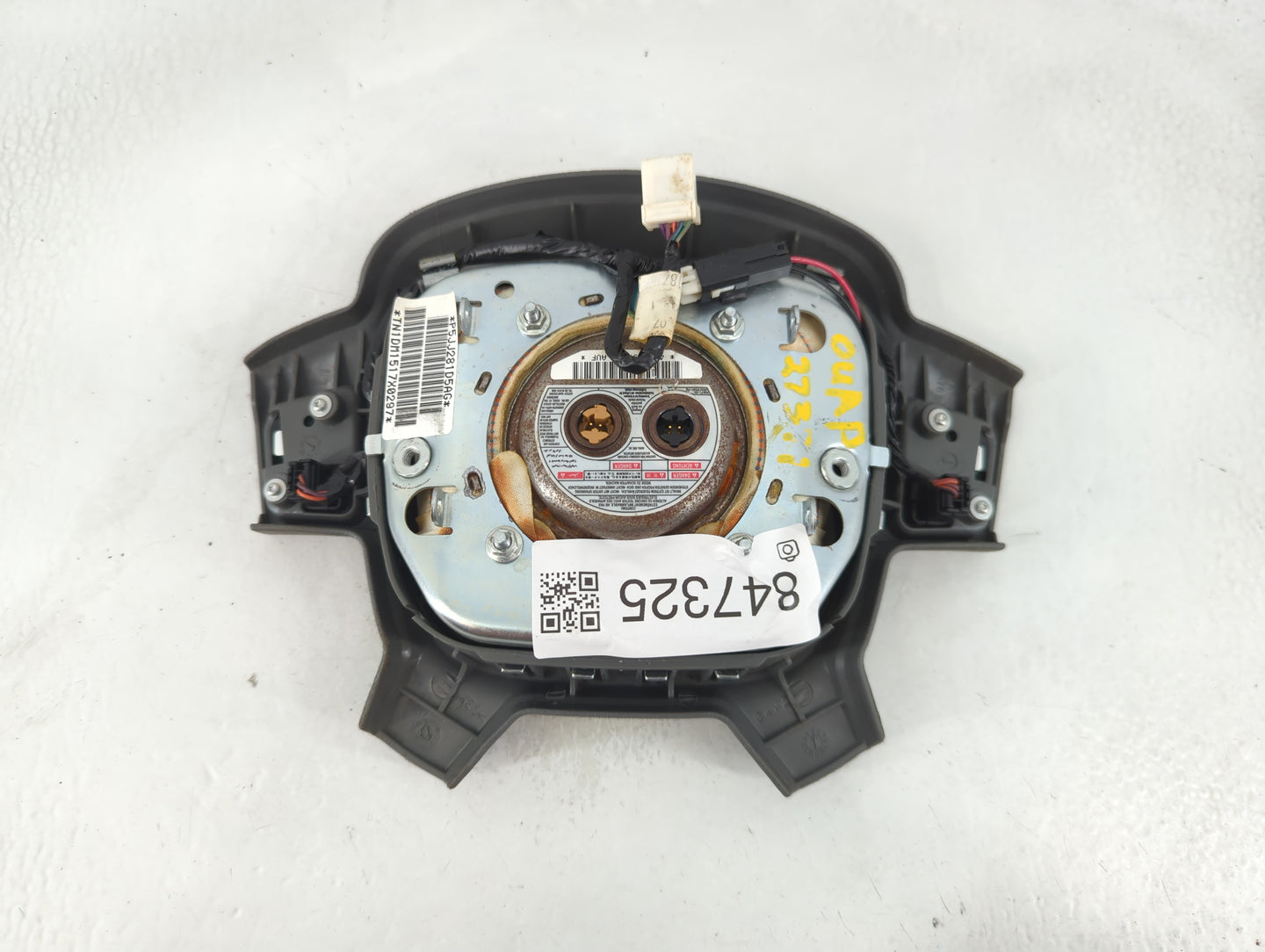 2009-2010 Jeep Grand Cherokee Air Bag Driver Left Steering Wheel Mounted P/N:4BK U5W 3F AUF Fits Fits 2009 2010 OEM Used Auto Parts - Oemusedautoparts1.com