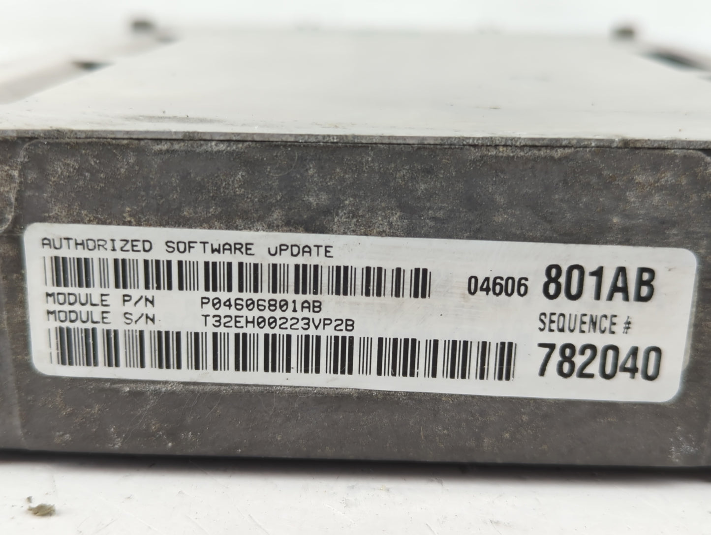 2001 Chrysler Sebring PCM Engine Control Computer ECU ECM PCU OEM P/N:p04606801ab Fits OEM Used Auto Parts - Oemusedautoparts1.com