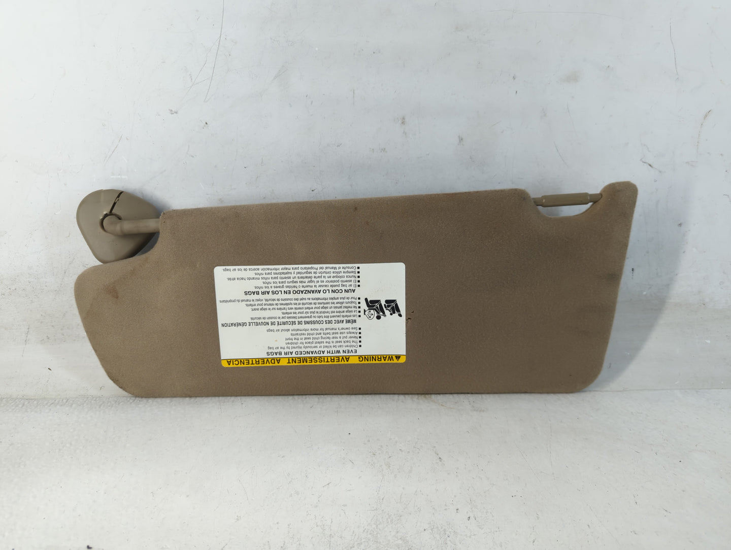 2007-2013 Toyota Tundra Sun Visor Shade Replacement Passenger Right Mirror Fits OEM Used Auto Parts - Oemusedautoparts1.com