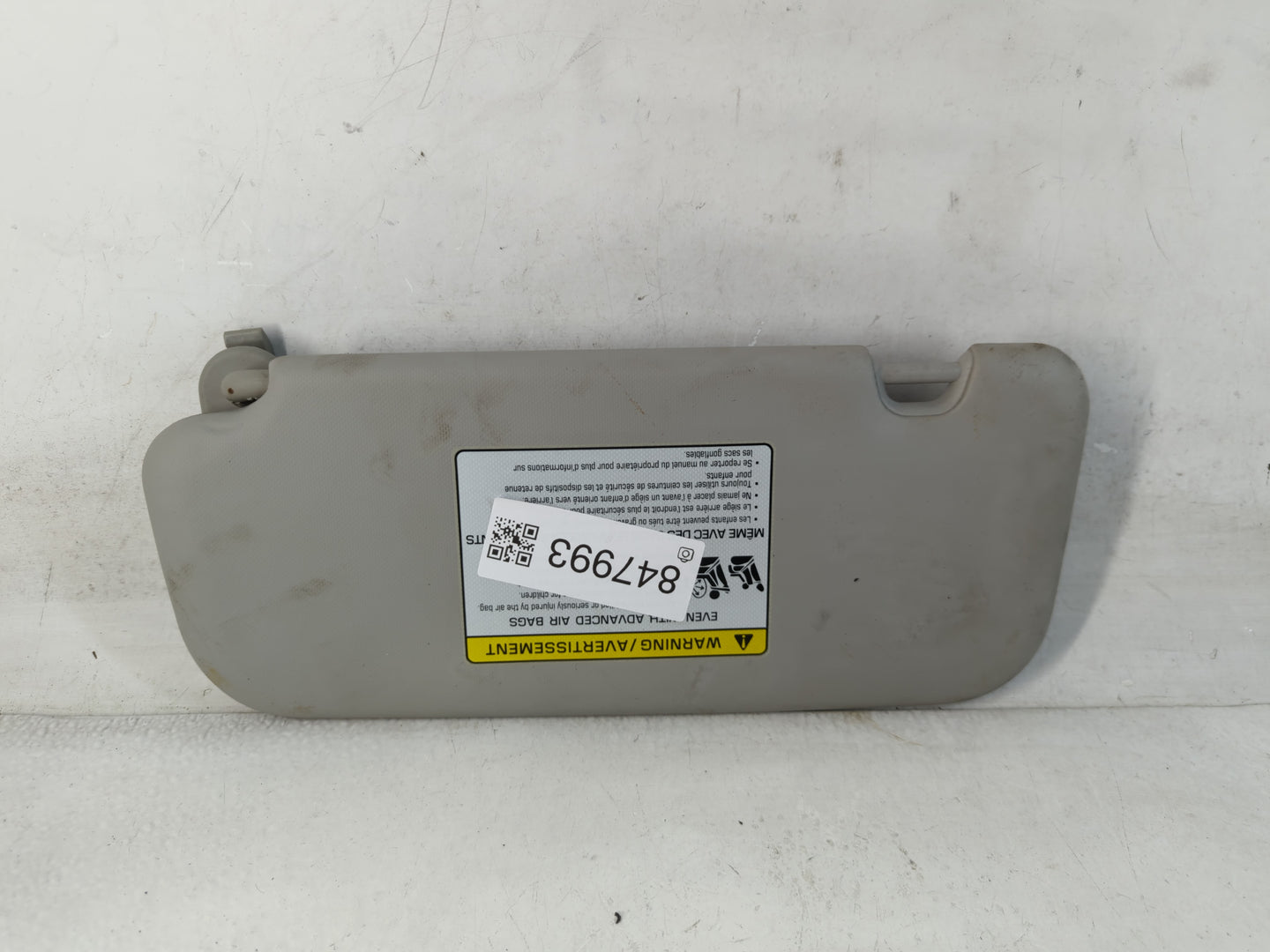 2018-2020 Kia Rio Sun Visor Shade Replacement Passenger Right Mirror Fits Fits 2018 2019 2020 2021 2022 OEM Used Auto Parts - Oemusedautoparts1.com
