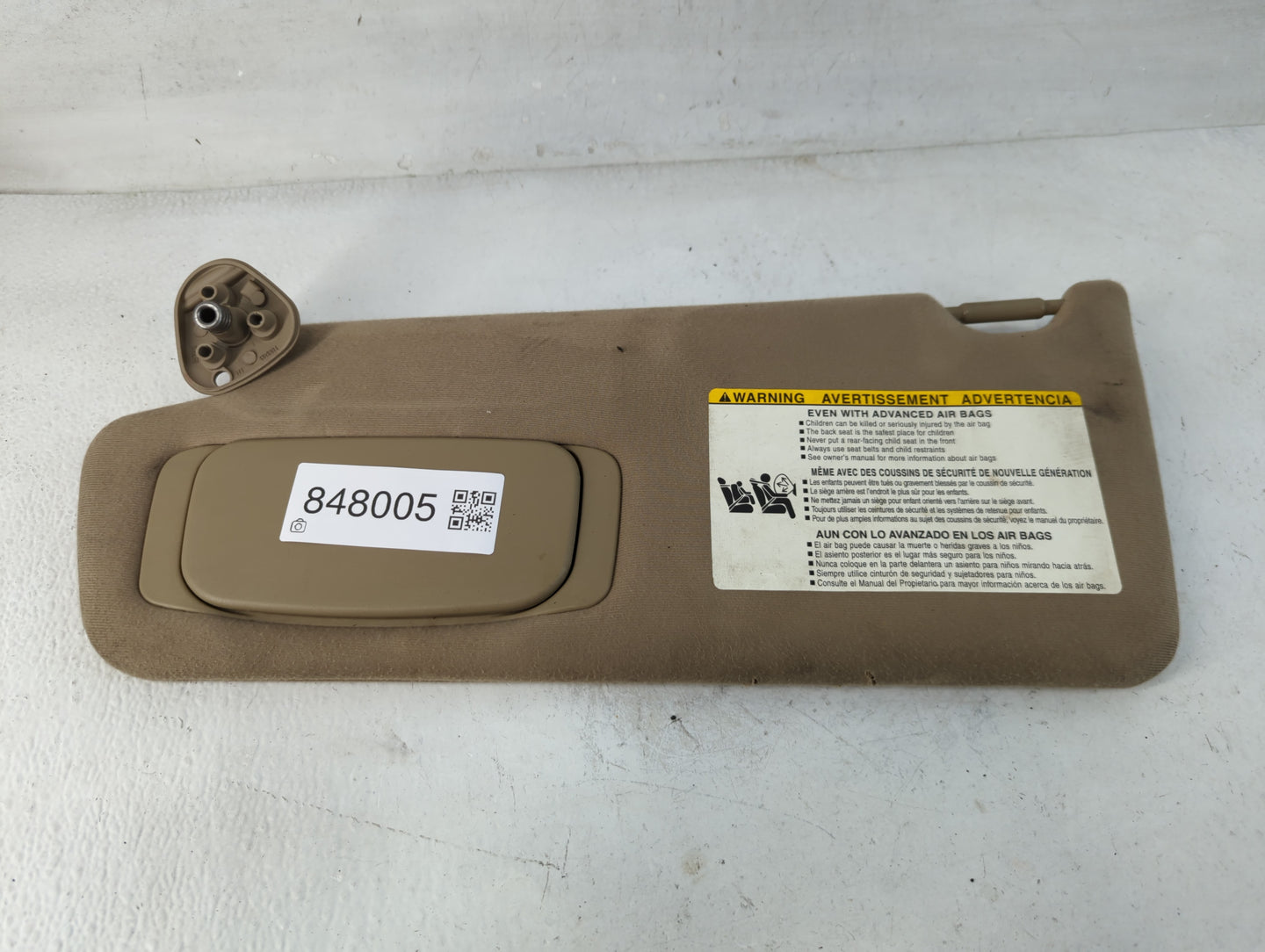 2007-2013 Toyota Tundra Sun Visor Shade Replacement Driver Left Mirror Fits OEM Used Auto Parts - Oemusedautoparts1.com