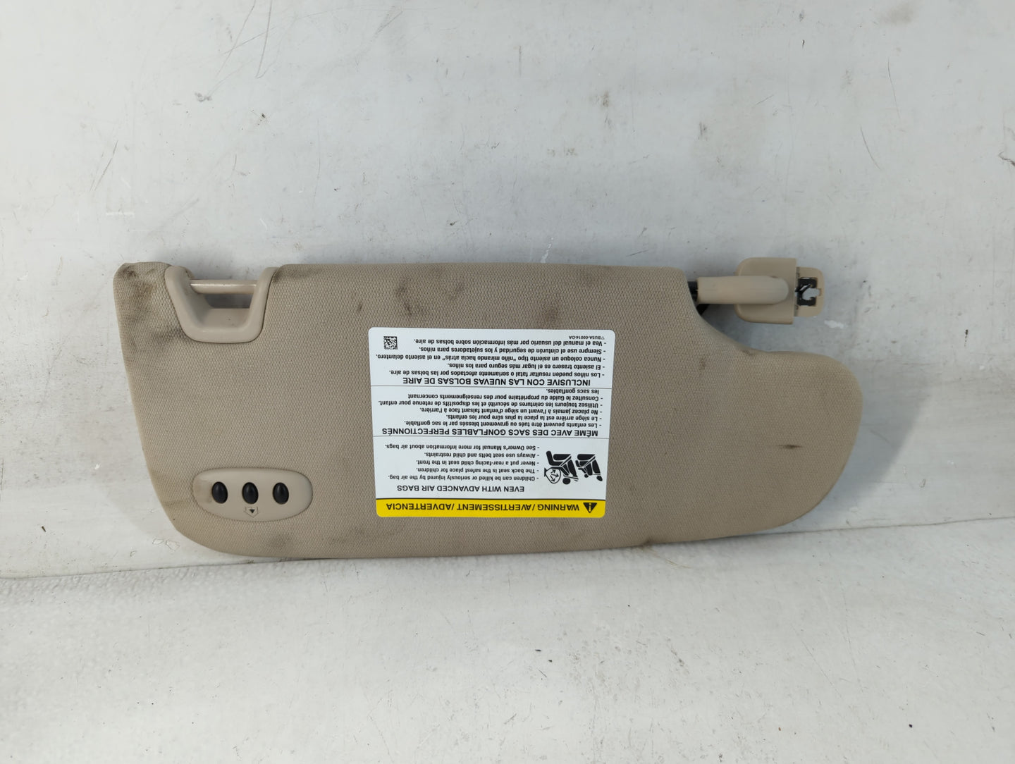 2006-2009 Ford Fusion Sun Visor Shade Replacement Driver Left Mirror Fits Fits 2006 2007 2008 2009 OEM Used Auto Parts - Oemusedautoparts1.com