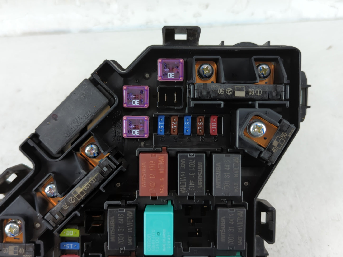 2012-2015 Honda Pilot Fusebox Fuse Box Panel Relay Module P/N:PA69460S4 141006 SZA-A521 Fits Fits 2012 2013 2014 2015 OEM Used Auto Parts - Oemusedautoparts1.com