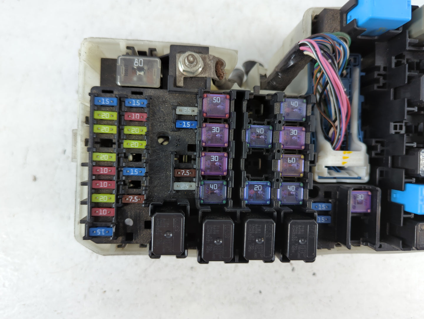 2012-2017 Mazda 5 Fusebox Fuse Box Panel Relay Module P/N:K7005 C513-6676Y Fits Fits 2012 2013 2014 2015 2016 2017 OEM Used Auto Parts - Oemusedautoparts1.com